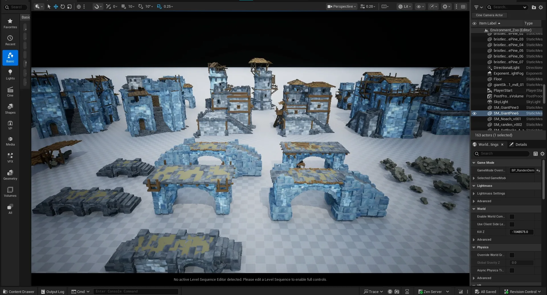 Unreal Engine 5 Viewport 1 &mdash; Modular Architecture & Assets